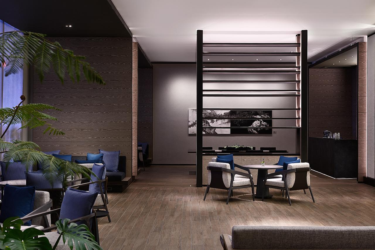 Mu Jiaoxi Hotel מראה חיצוני תמונה The interior of the lounge