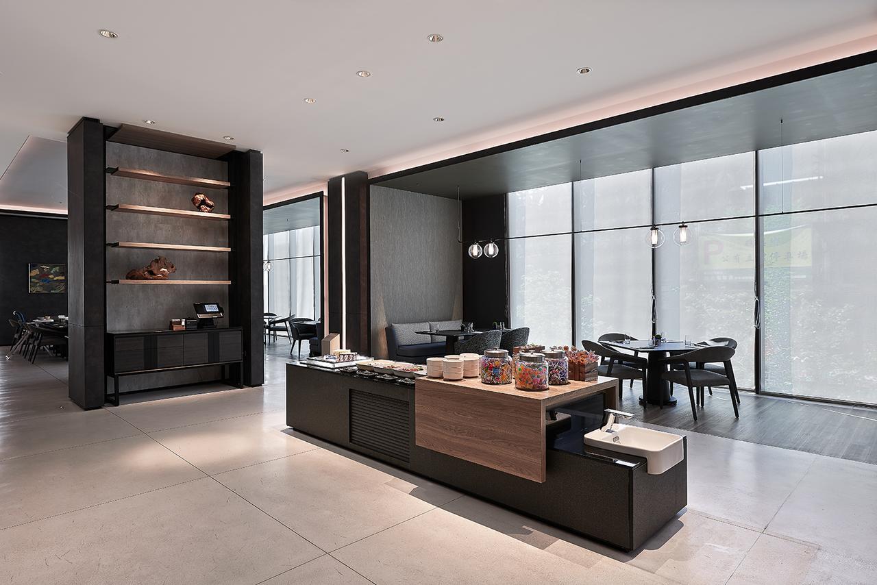 Mu Jiaoxi Hotel מראה חיצוני תמונה The interior of the lounge